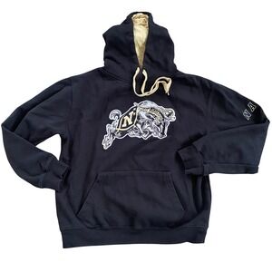 Stadium Athletics US Navy Midshipmen Hoodie Bill the Goat Blue Mens Medium
